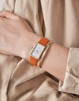 Orange square watches