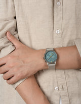 Gray solar chronograph watches for men