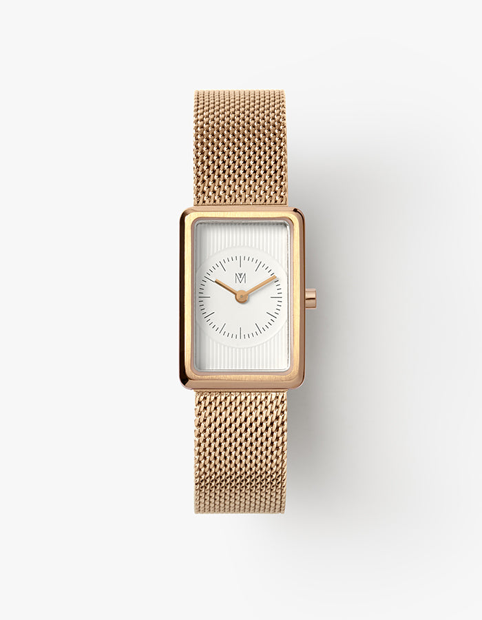 DECO CLUB MESH 18MM | Square Watches for Women | MAVEN Watches