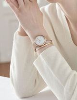 Rose goldmesh watches for women