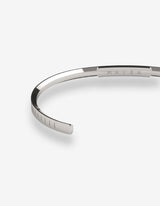 The Minute Cuff, Polished Silver