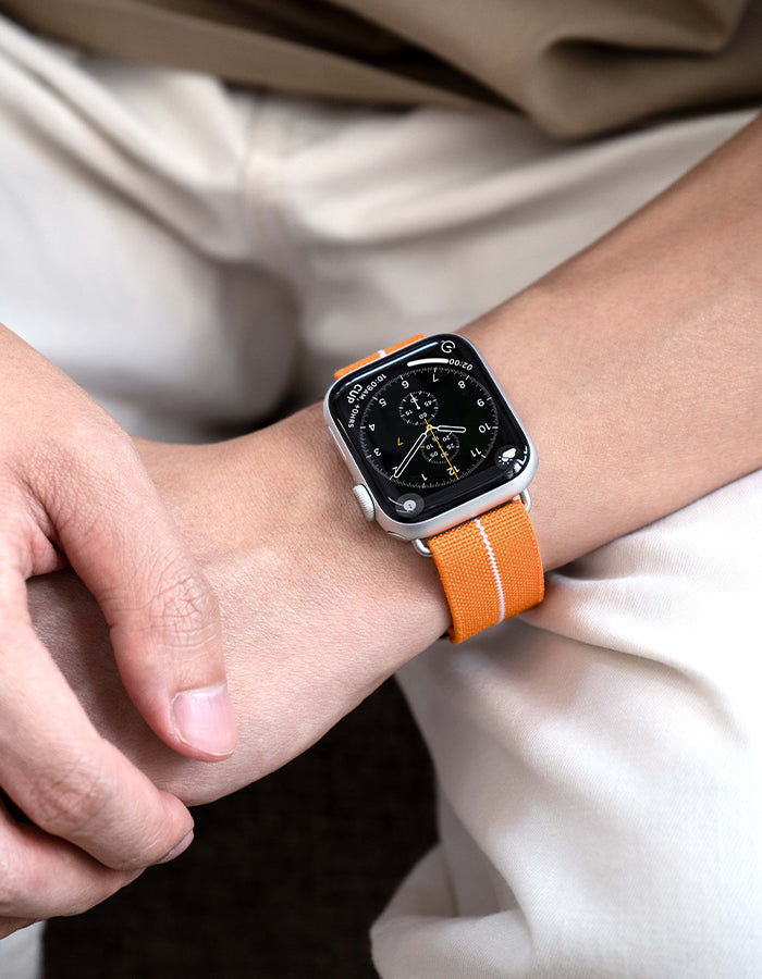 Apple Watch Bands Orange Parachute Band MAVEN WATCHES