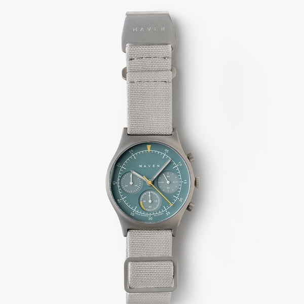 MUS SOLAR C-02 GRAY P | Solar Chronograph Watches | Maven