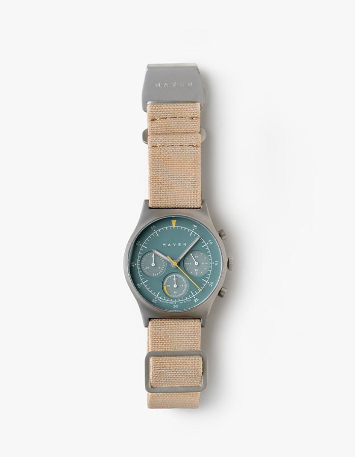 Sand solar chronograph watches for men