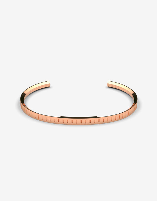 The Minute Cuff, Polished Rose Gold