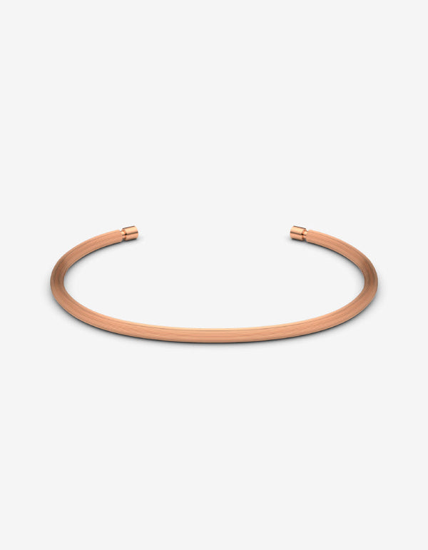 The Line Cuff, Polished Rose Gold