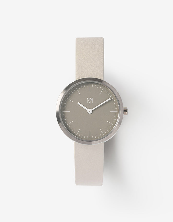 Smoke green minimalist womens watch