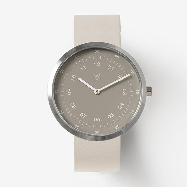 Smoke Green Offwhite 40MM - MAVEN Watches