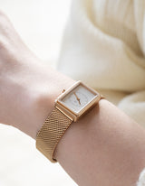 DECO CLUB MESH 18MM | Square Watches for Women | MAVEN Watches
