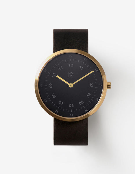 Friday Black Leather 40mm Watches - MAVEN Watches