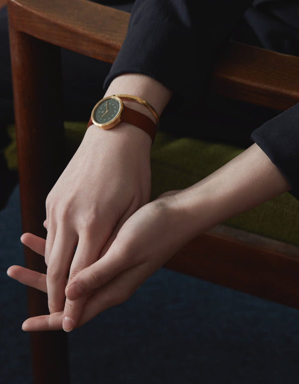 Dusty Olive | Swiss movement & Italian leather strap â MAVEN WATCHES