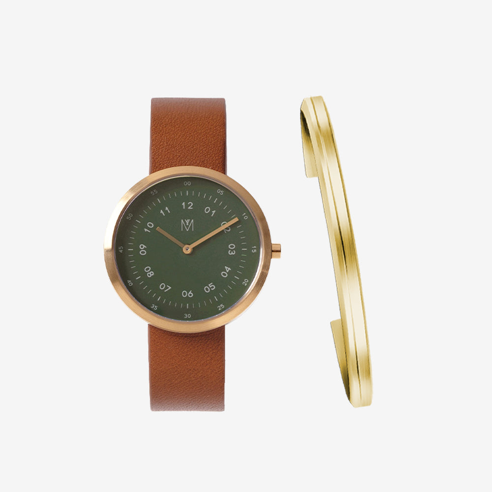 Dusty Olive 34mm Giftbox | Maven Watches – MAVEN WATCHES