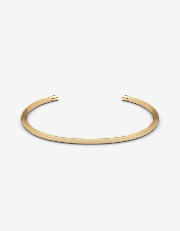 The Line Cuff, Polished Gold